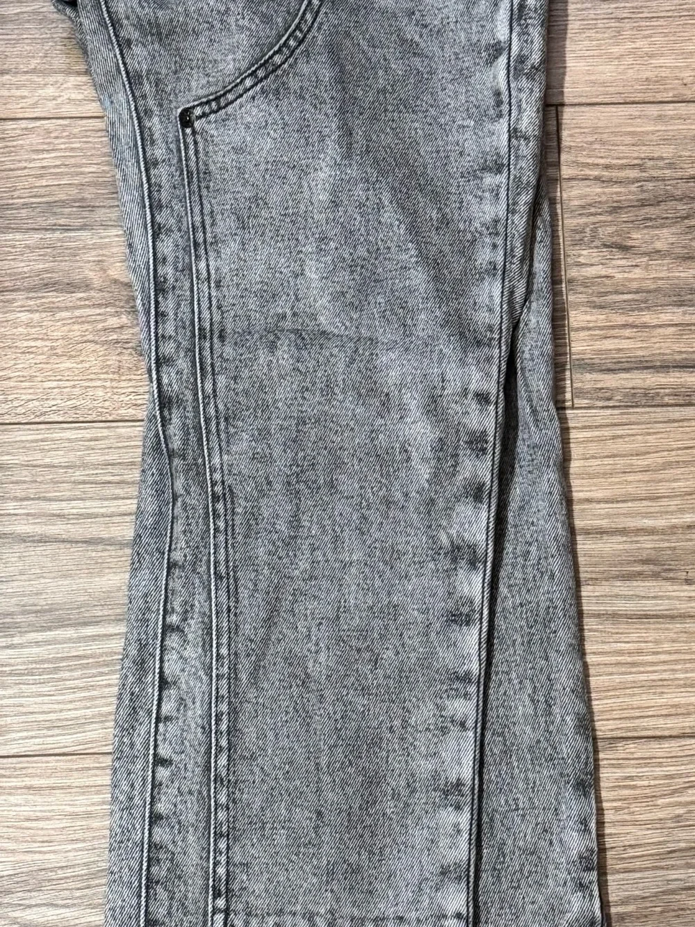 Levi's Men's Gray Acid-Wash Slim Straight Jeans 511